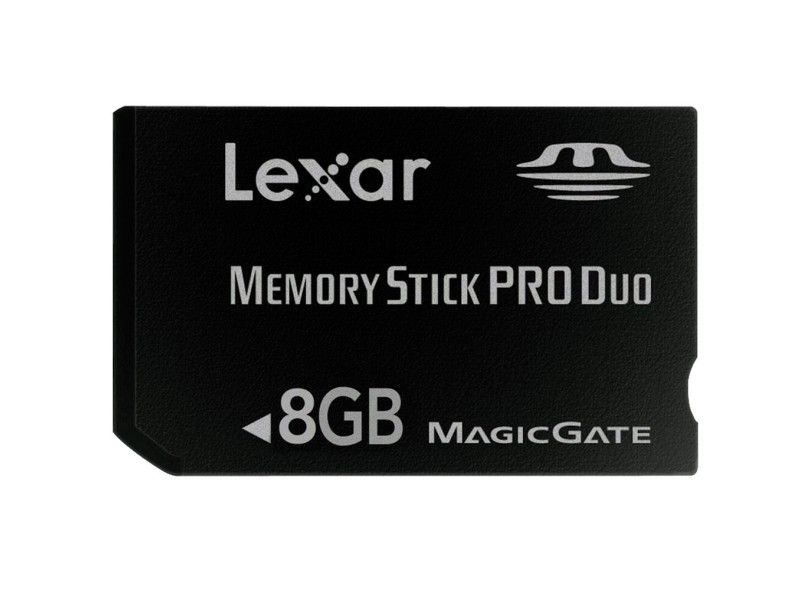 Cartão de Memória Memory Stick PRO Duo Lexar Platinum II 8 GB LMSPD8GBBBNL