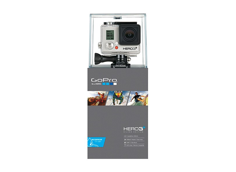 Câmera GoPro Hero 3+ Silver Edition Full HD