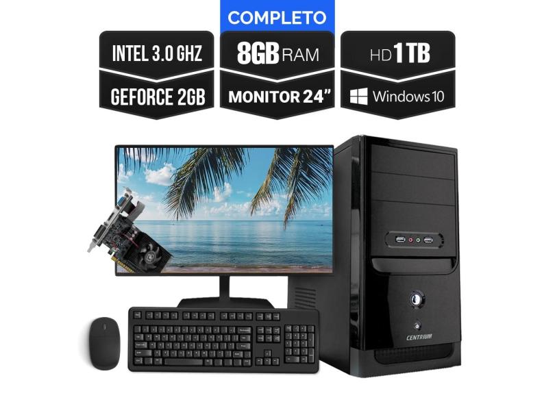 Computador Completo Intel 3.0 8Gb Hd 1Tb GT610 2Gb + Kit
