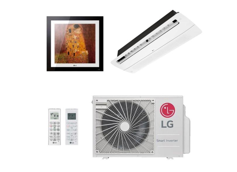 Ar-Condicionado Multi Split Inverter LG 18.000 (1x Evaporadora Artcool Gallery 9.000 + 1x Evap Cassete 1 Via 9.000) Quente/Frio 220V