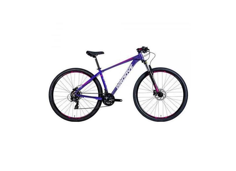Bicicleta Groove Indie 30 21V Hd Aro 29 Viol/Graf/Rs Qdro 15 - Groove