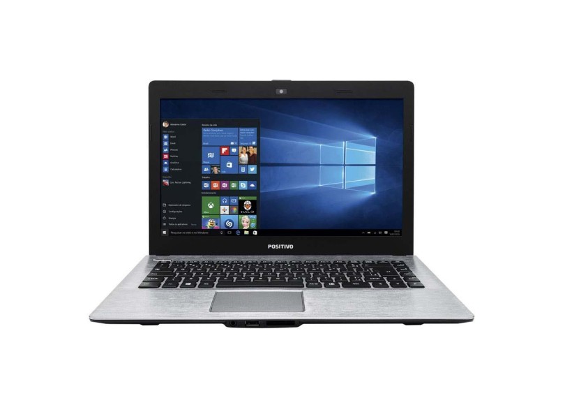 Notebook Positivo Stilo Intel Celeron N2806 2GB de RAM HD 500 GB 14" Windows 10 Home XR3520