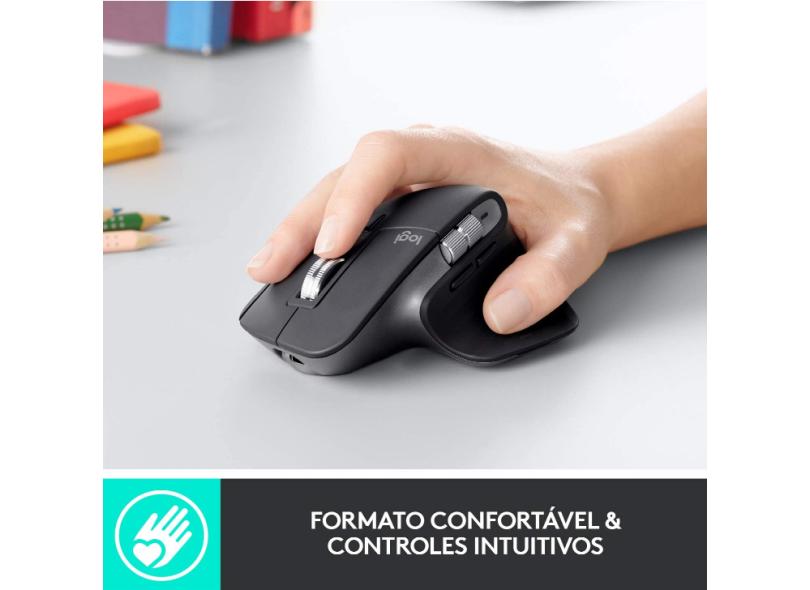 Mouse Laser sem Fio MX Master 3 - Logitech
