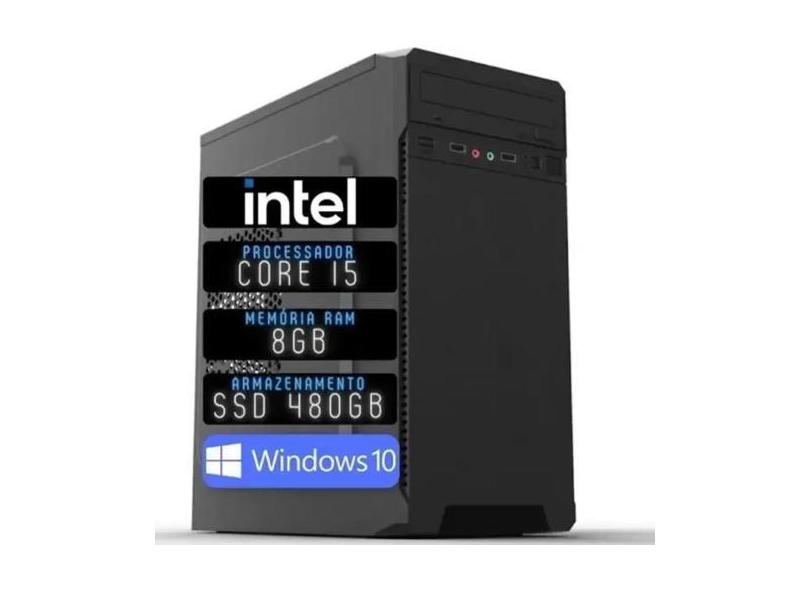 Pc Computador Cpu Intel Core I5 Ssd 480gb / 8 gb Memória Ram WINDOWS10