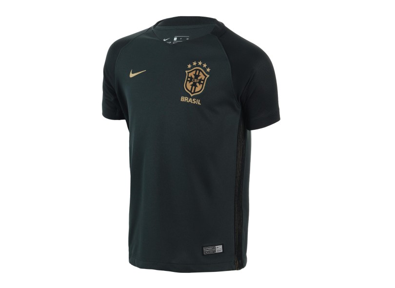 Camisa Torcedor infantil Brasil III 2017 sem Número Nike