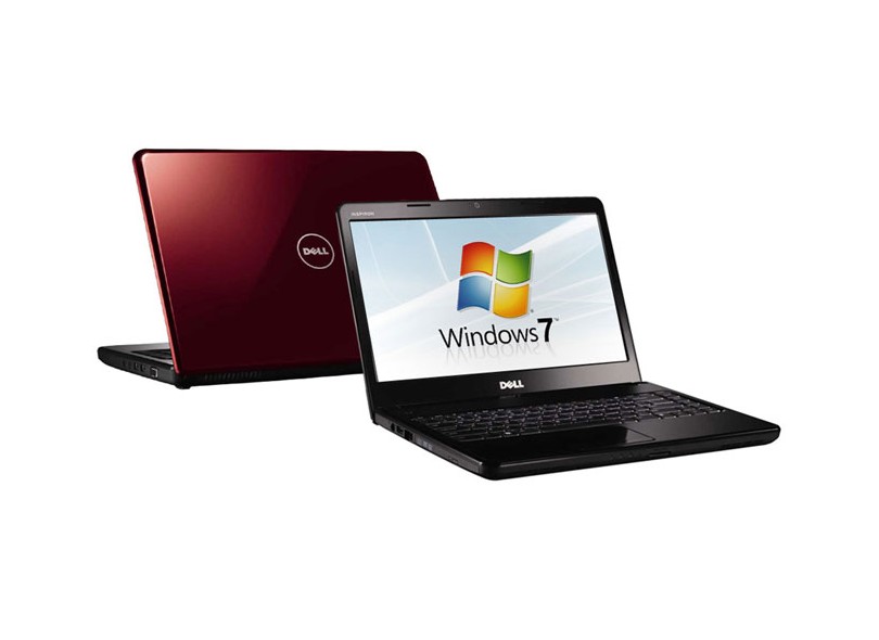 Notebook Dell Inspiron LED 14.1" 4GB HD 500GB Intel Core i3 2350M Windows 7 Home Basic 14
