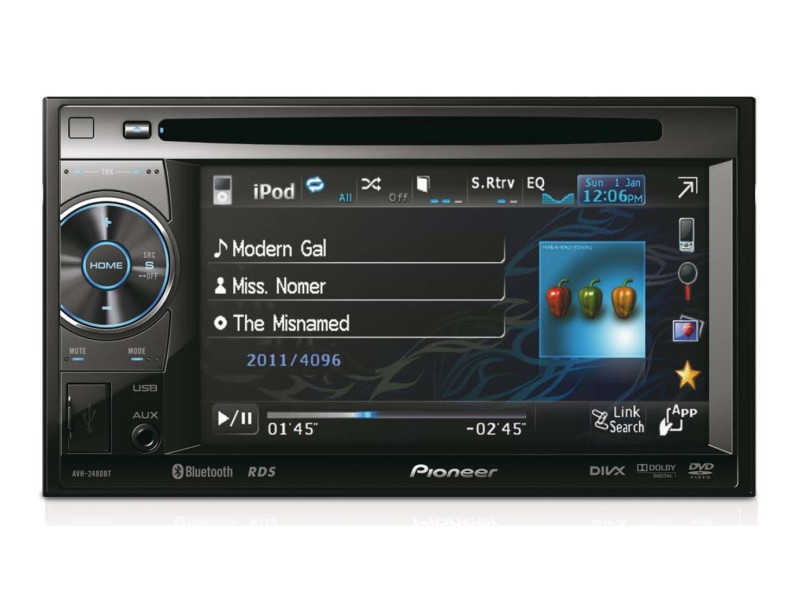 DVD Player Automotivo Pioneer Tela Touchscreen 5,8 " USB Bluetooth AVH-2480BT