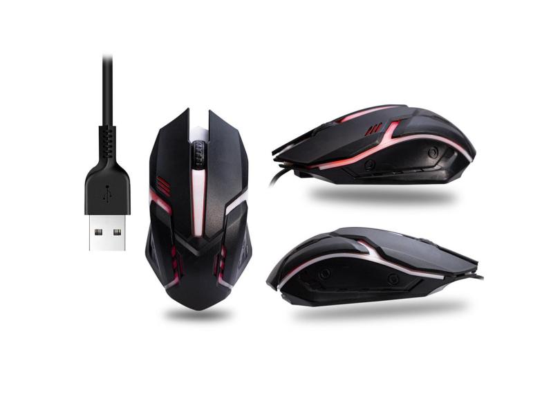 Mouse Óptico Usb Gamer Vision Yt2043 Preto - Vision