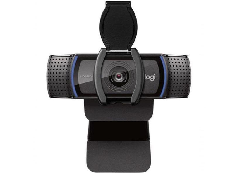 Webcam Logitech C920S Full Hd 1080P Preta 960-001257-C