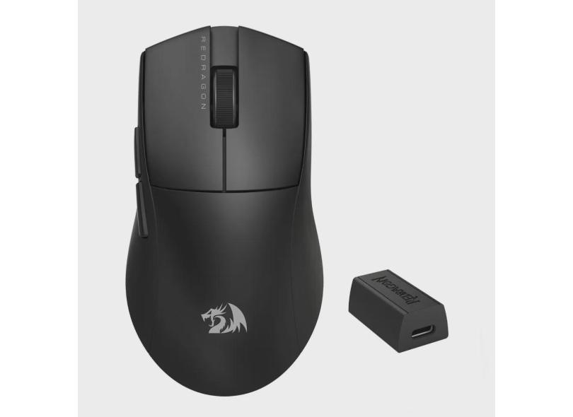 Mouse gamer sem fio redragon king 4K pro - M916-PRO-4K preto