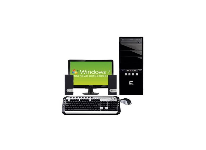 PC SpaceBr Intel Core i3 4GB HD 1TB Windows Vista