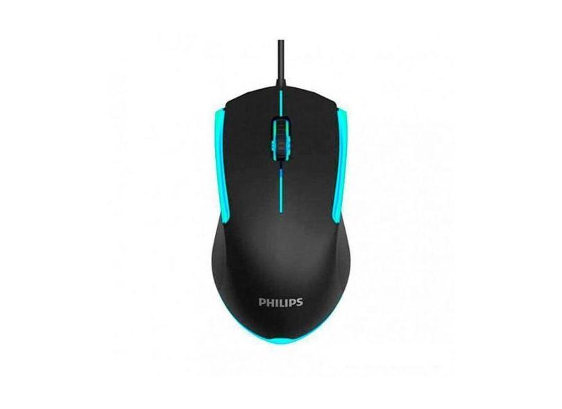 Mouse Gamer 1200 Dpi 3 Botões Iluminação De 7 Cores Usb 2.0 Com Fio Ph