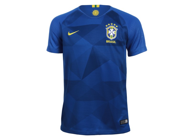 Camisa Torcedor Infantil Brasil II 2018/19 sem Número Nike