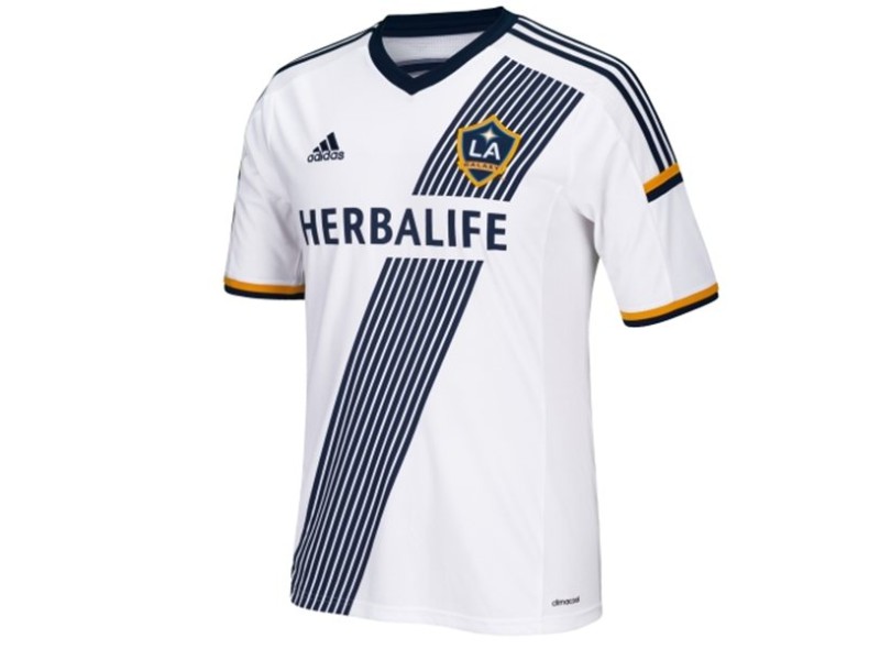 Camisa Jogo Los Angeles Galaxy I 2015 sem Número Adidas