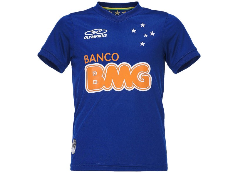 Camisa Jogo Cruzeiro I 2014 Infantil c/nº Olympikus