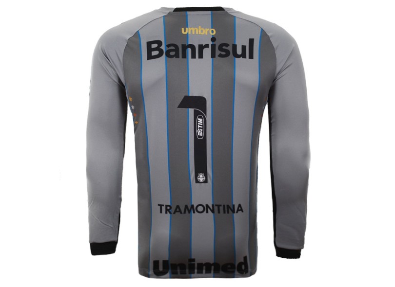 Camisa Goleiro Grêmio I 2015 Manga Longa com Número Umbro