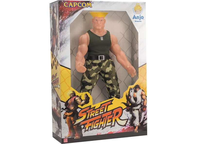 Boneco Guile Street Fighter IV