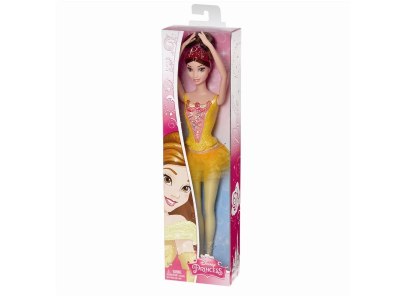 Boneca Princesas Disney Bela Bailarina CGF30 Mattel