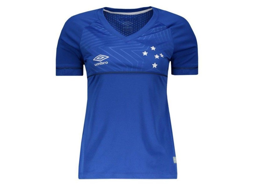 Camisa Torcedor Feminina Cruzeiro I 2018/19 sem Número Umbro