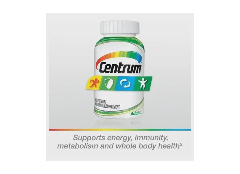 Centrum Adulto Multivitamínico 130cps Importado Eua com o Melhor Preço ...