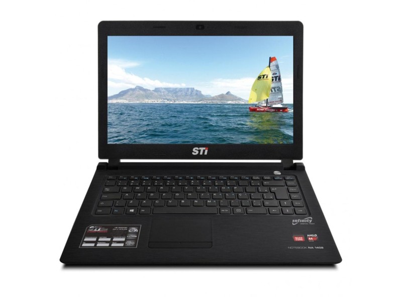 Notebook Semp Toshiba STI Infinity AMD E1 2100 4 GB de RAM HD 500 GB LED 14 " Windows 8.1 NA 1402