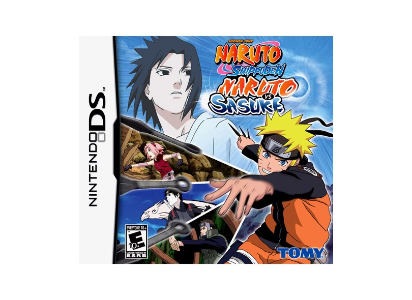 Jogo Naruto Shippuden Naruto vs Sasuke Tomy NDS