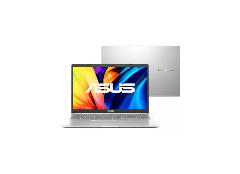 Notebook Asus Vivobook 15 Core I3 4gb 256ssd W11 15,6 Prata Cor Pratea