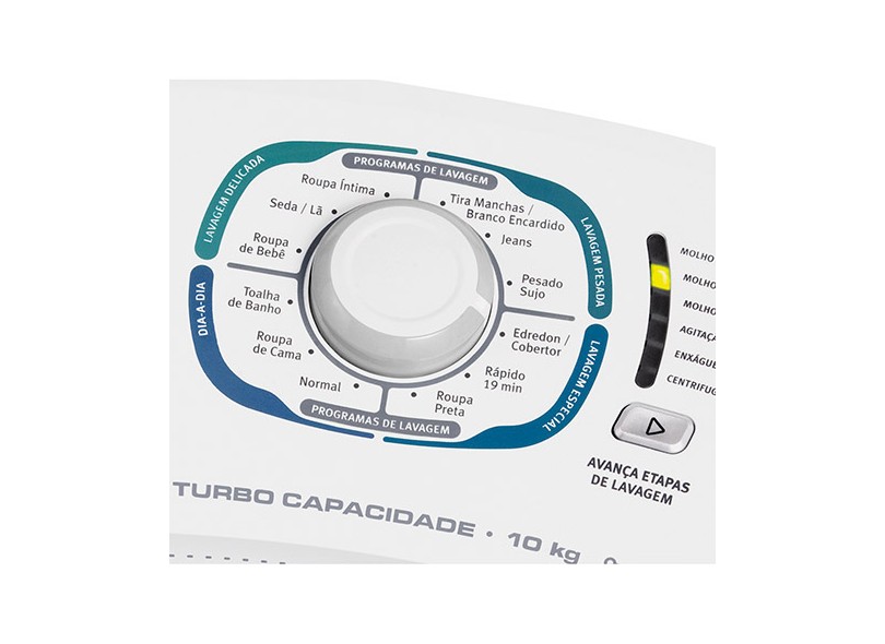 Lavadora Automática Electrolux Turbo Capacidade 10 kg LTC10
