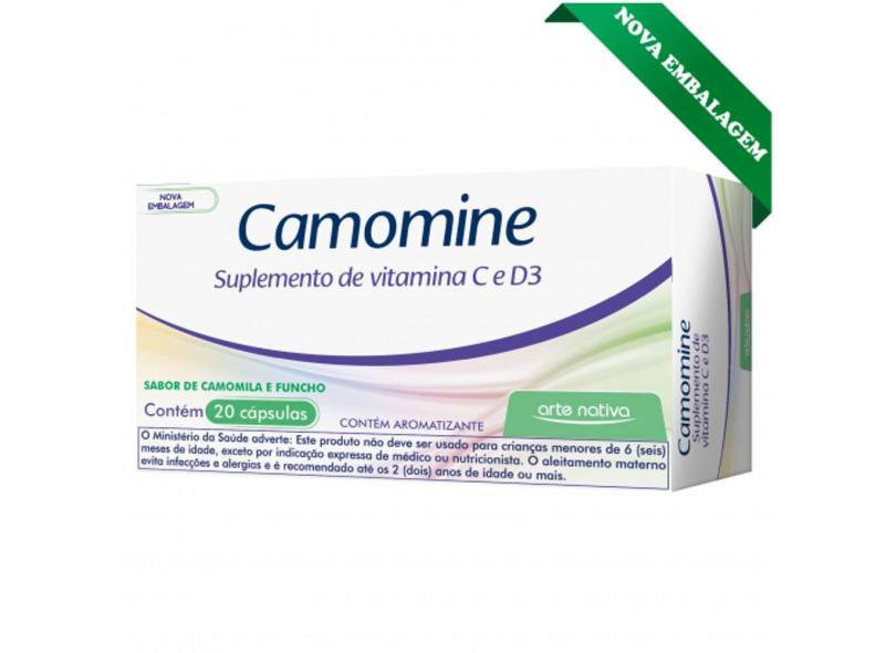 Vitamina C D3 Cx/20 Caps (Camomine)