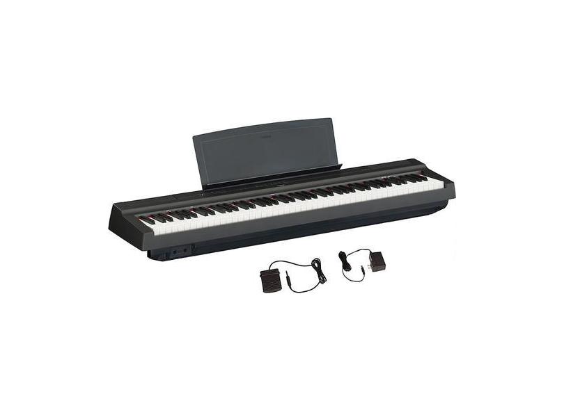 Piano Digital Compacto Com Fonte, Yamaha P-125 P125b Preto