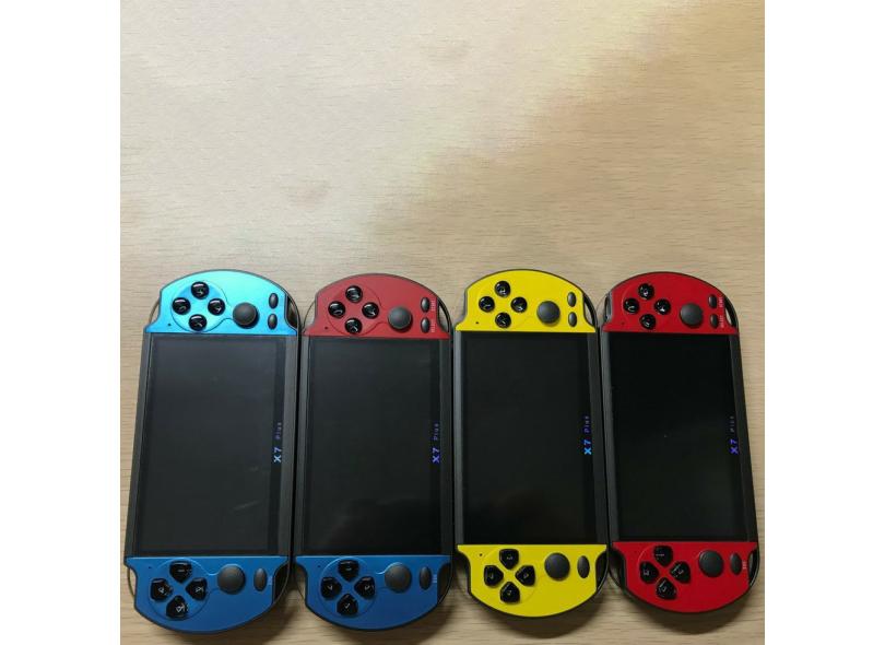 X7 plus 5,1 polegadas tela grande Game Console 800 mAh Handheld Game ...