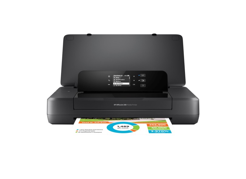 Impressora HP Officejet 200 Jato de Tinta Colorida Sem Fio
