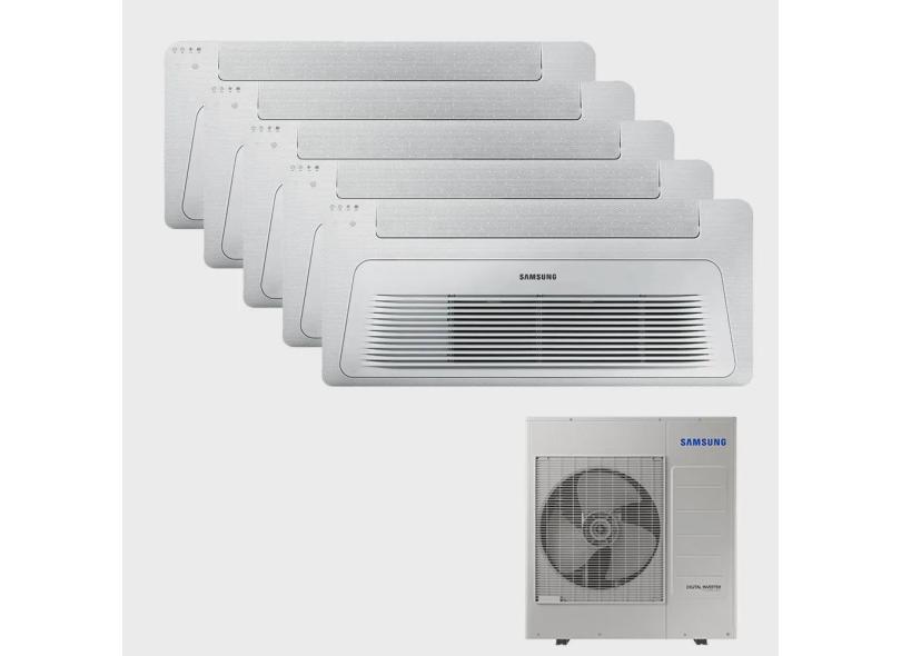 Ar Condicionado Multi Split Inverter Samsung fjm 34.000 btus q/f 220V + 1x Cassete 1 Via Wind Free 9.000 btus + 4x Cassete 1 Via Wind Free 12.000 btus