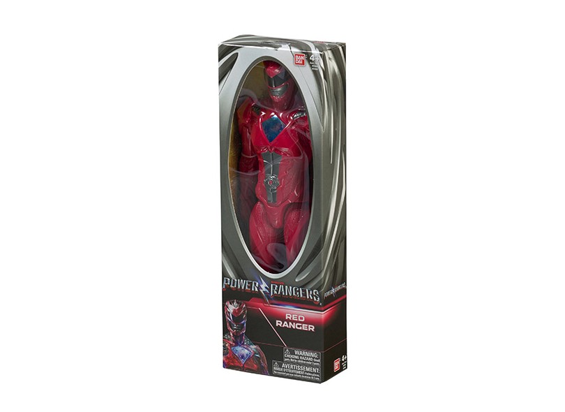 Boneco Power Rangers Ranger Vermelho 1258 - Sunny