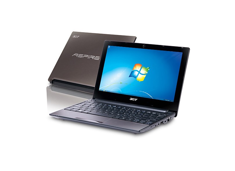 Netbook Acer Aspire On 10,1" LU.SDN08.001 2GB 250GB Intel® Atom N450 Windows 7 Starter