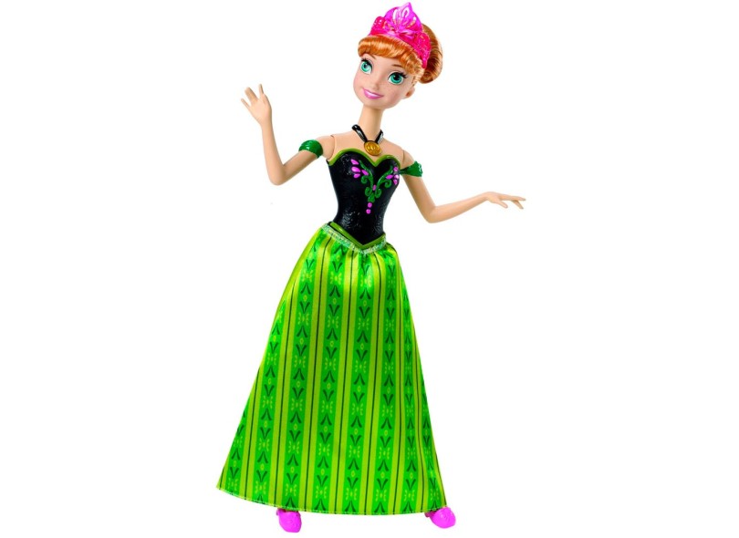 Boneca Frozen Anna Musical CJJ08 Mattel em Promoção é no Buscapé