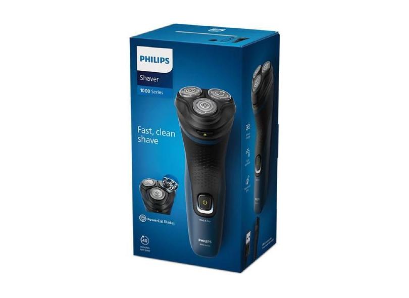 Barbeador Aparador De Pelos Elétrico Philips Seco Molhado Auto Afiável
