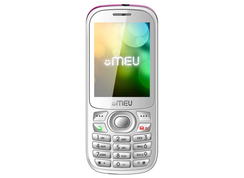 Celular MEU 412 Câmera 1,3 MP Desbloqueado 2 Chips