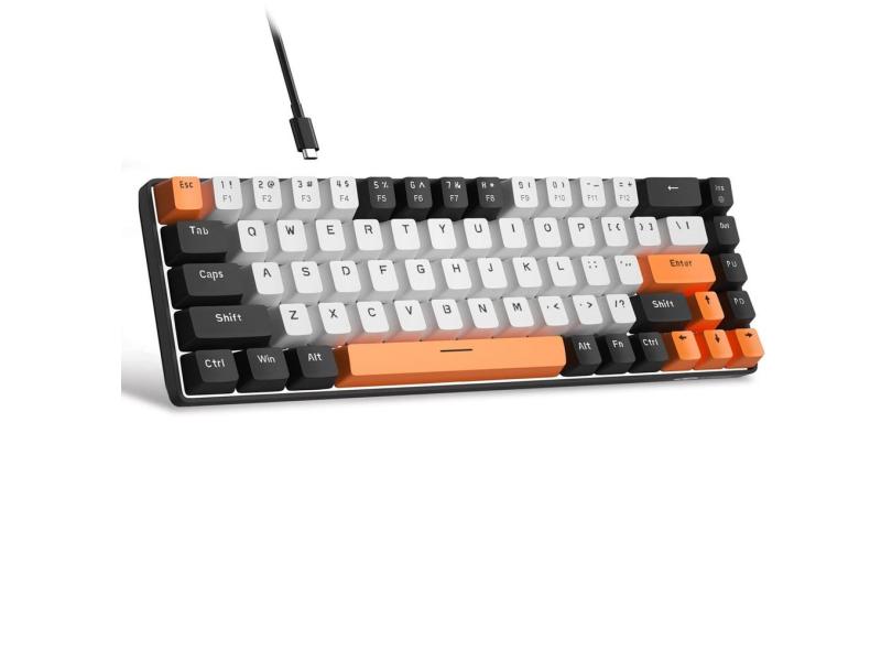 Teclado mecânico para jogos MageGee MK-Box 68 teclas Red Switch