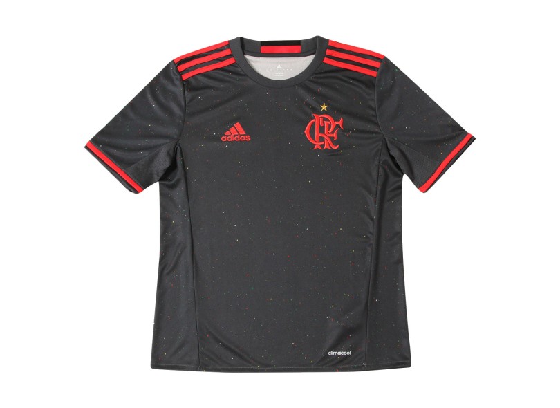 Camisa Torcedor infantil Flamengo 2016 sem Número Adidas