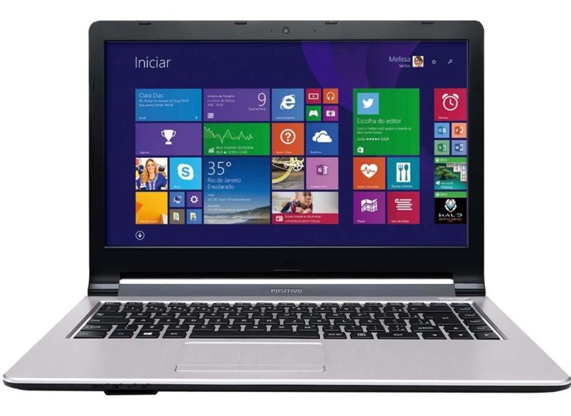 Notebook Positivo Premium Intel Core i3 4005U 4ª Geração 2GB de RAM HD 500 GB LED 14" 3D Windows 8.1 XS7010