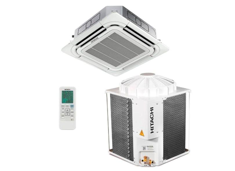 Ar condicionado Split Cassete Hitachi AirCore 500 4 Vias 36.000 Btus Frio 220v