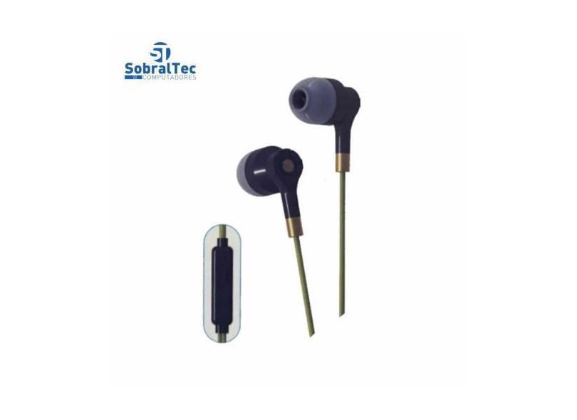Fone De Ouvido Para Smartphone P2 Com Microfone IT BLUE LE-0235