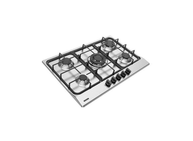 Cooktop A Gás Tramontina Penta Ff 5Gx Tri 75 Aço Inox Bivolt