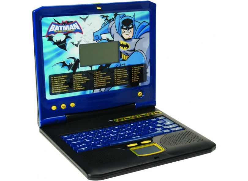 Laptop Infantil Batman 80 atividades Candide Bilíngue 9021