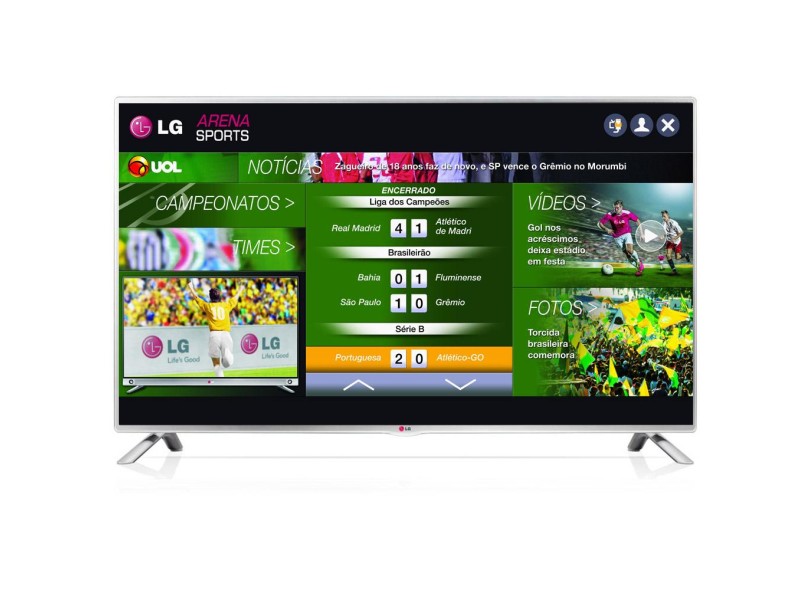 TV LED 47" Smart TV LG Full HD 3 HDMI 47LB5800