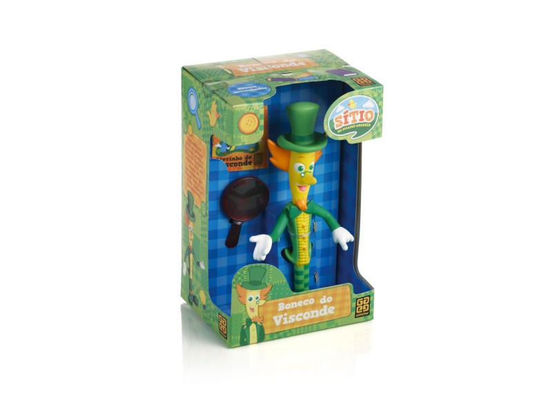 Boneco Sítio do Pica Pau Amarelo Articulado 2679 - Grow