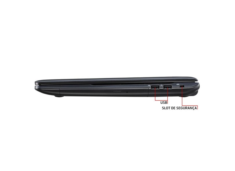 Notebook Samsung ATIV Book 2 Intel Core i3 4005U 4 GB de RAM HD 1 TB LED 15.6 " Windows 8.1 270E5J-KD1