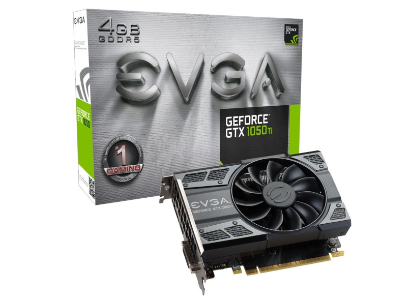 Placa de Video NVIDIA GeForce GTX 1050 Ti 4 GB GDDR5 128 Bits EVGA 04G-P4-6251-KR