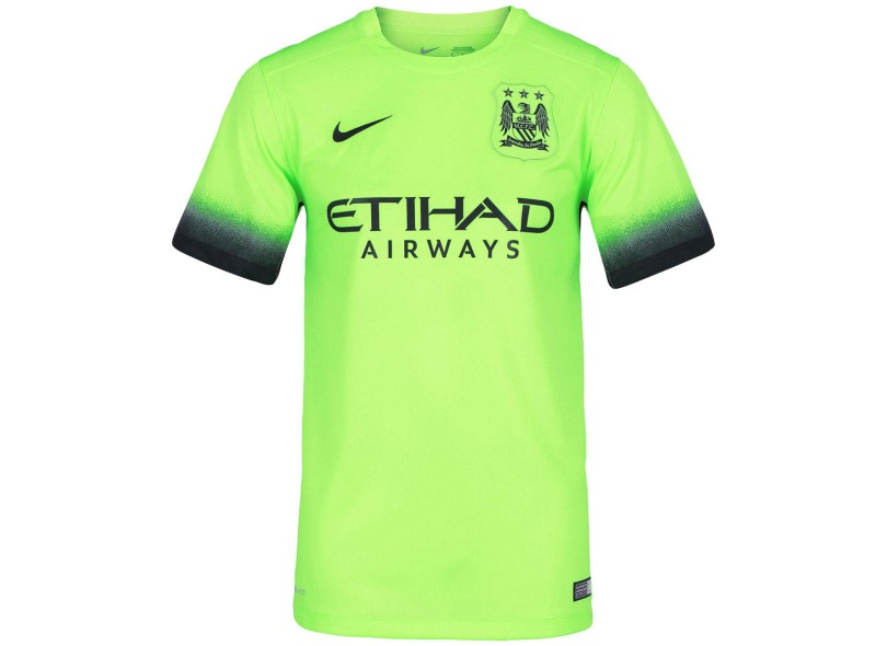 Camisa Torcedor Manchester City III 2015/16 sem número Nike
